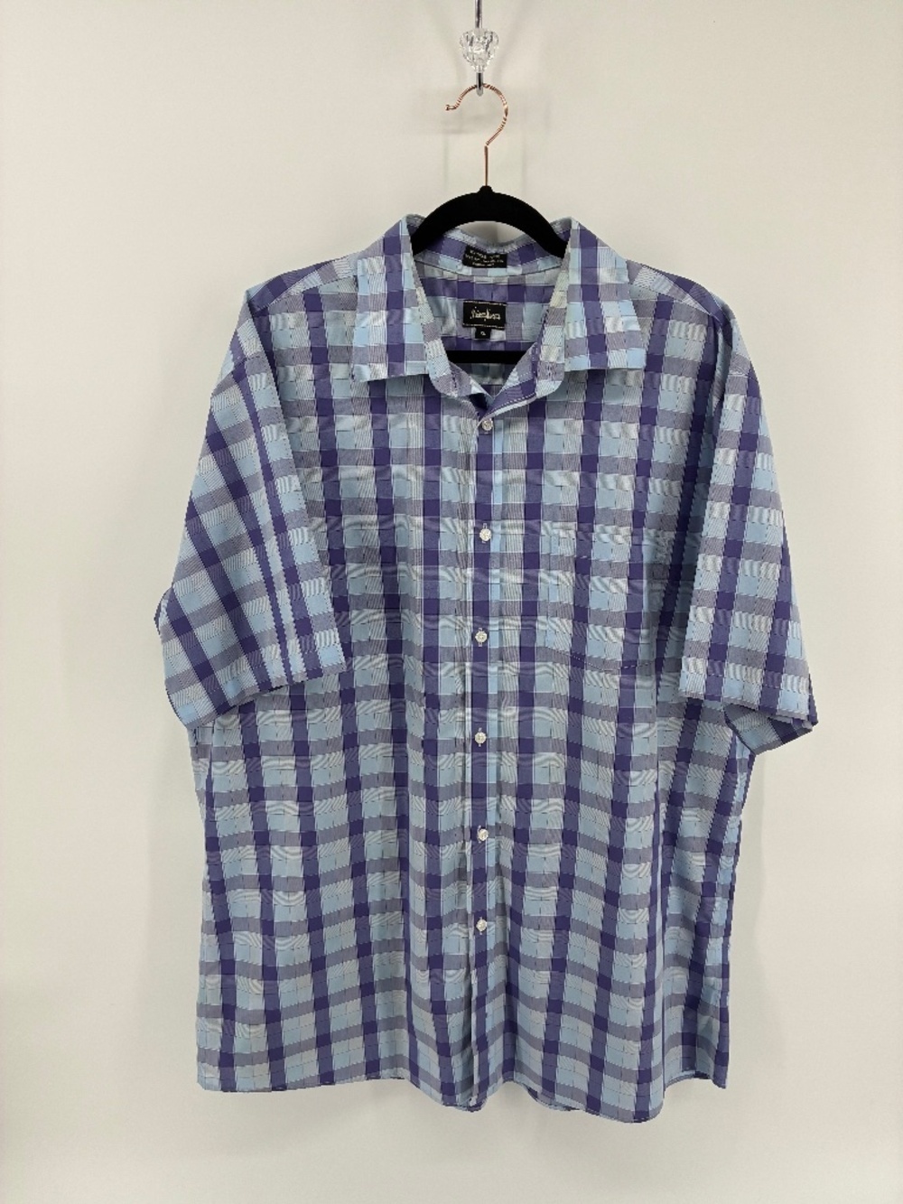 MASSIVE $10 SALE Neiman Marcus Blue Polo Shirt Casual Cotton